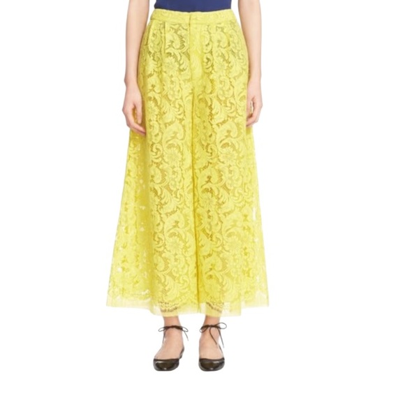 LuLaRoe Elegant Yellow Lace Skirt Sz 2XL Women - Picture 1 of 9